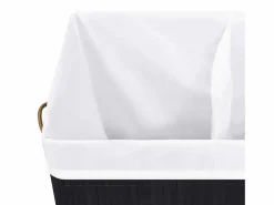 Sale Cesta para ropa sucia de 2 secciones de bambú de 100 L Cesto De Ropa