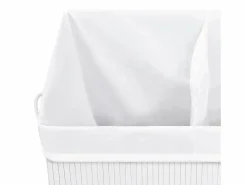 Sale Cesta para ropa sucia de 2 secciones de bambú de 100 L Cesto De Ropa