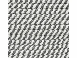 Clearance Cesta para ropa sucia gris y blanca Ø60x36 cm algodón Multicolor