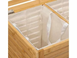 Clearance Five Cesto de ropa doble de 100 litros Beige