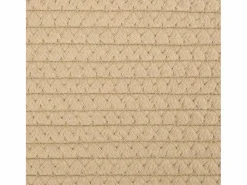 Hot Cesto para ropa beige y blanco Ø60x36 cm algodón Multicolor