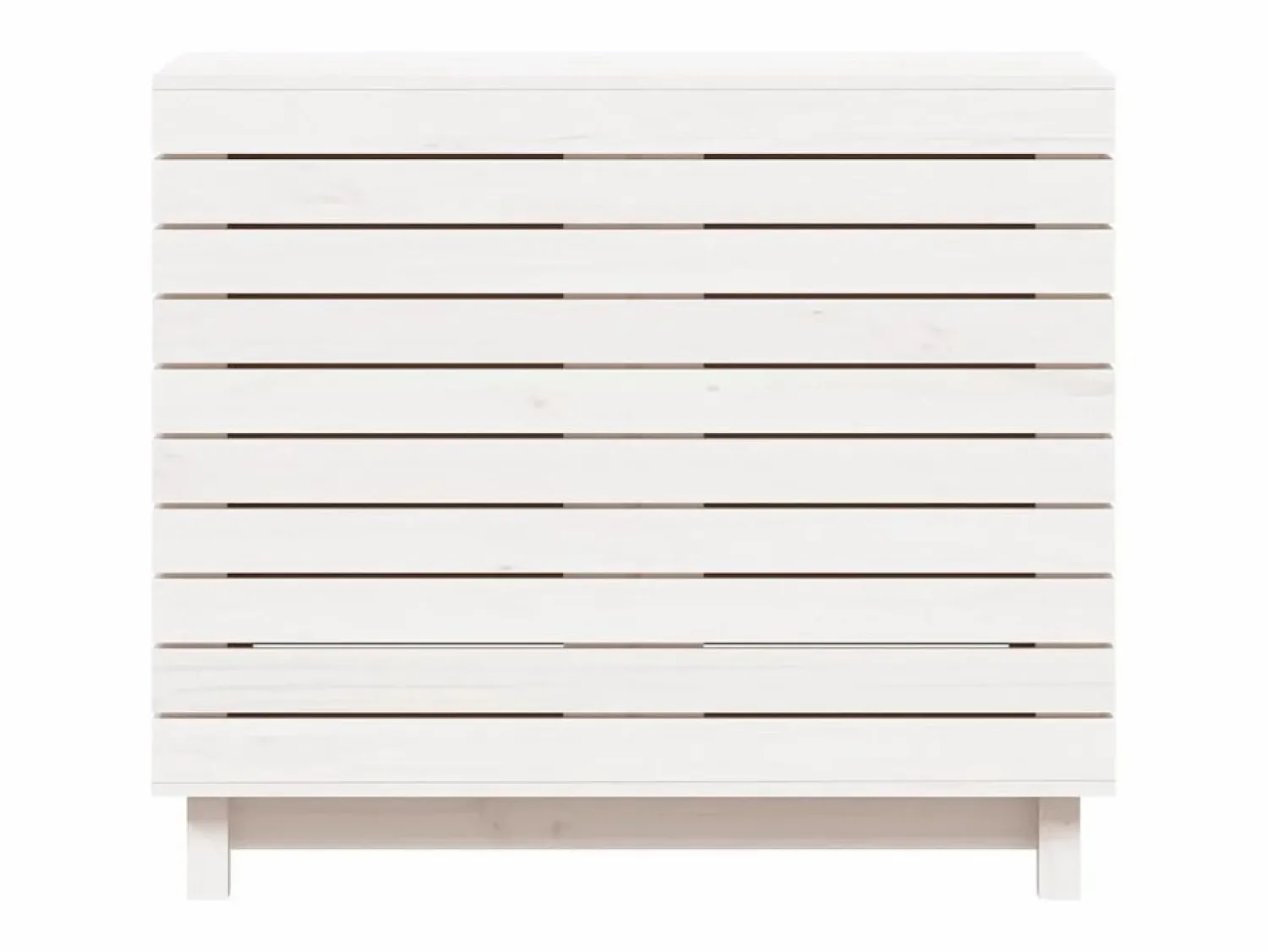 Cesto para ropa 88,5x44x76 cm Madera maciza de pino