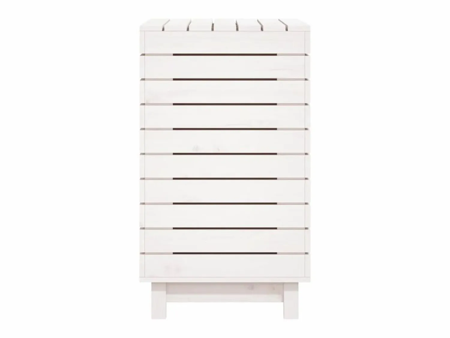 Cesto para ropa 88,5x44x76 cm Madera maciza de pino