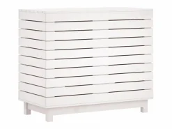 Cesto para ropa 88,5x44x76 cm Madera maciza de pino