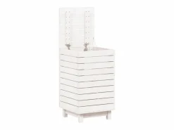 Best Cesto para ropa 44x44x76 cm madera maciza de pino Cesto De Ropa