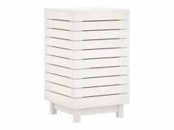 Best Cesto para ropa 44x44x76 cm madera maciza de pino Cesto De Ropa