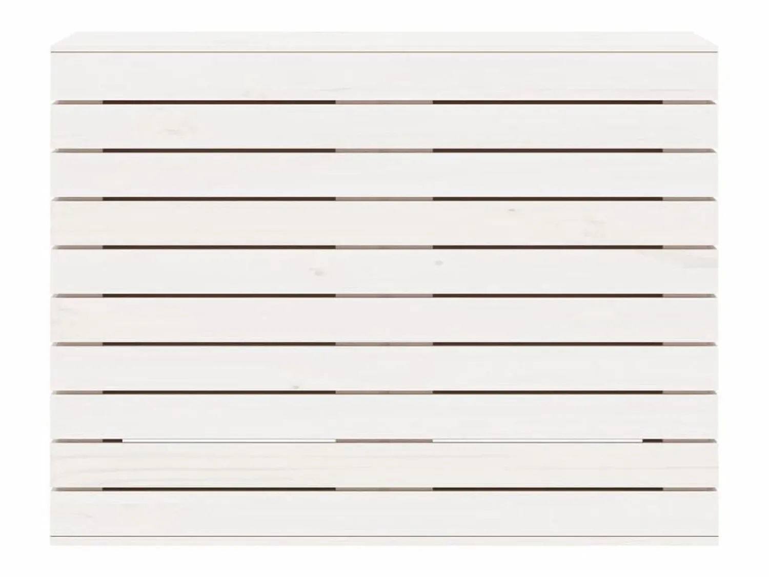 Cesto para ropa 88,5x44x66 cm madera maciza de pino