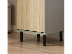 Sobuy Cesto para Ropa Sucia con 1 Cest y Madera BZR132-NG