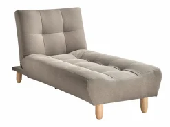 Online Vente-unique Chaise longue clic-clac ESTEBAN de tejido color Topo