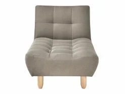 Online Vente-unique Chaise longue clic-clac ESTEBAN de tejido color Topo