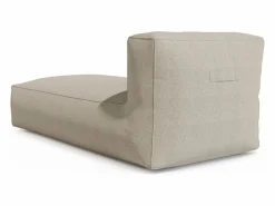 Discount Chaise longue de jardín en tela bouclé - - NOUMARA de Salones De Jardín