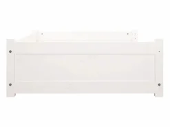 Garden Furniture Chatham Cama para perros madera maciza de pino 105,5x75,5x28 cm Blanco