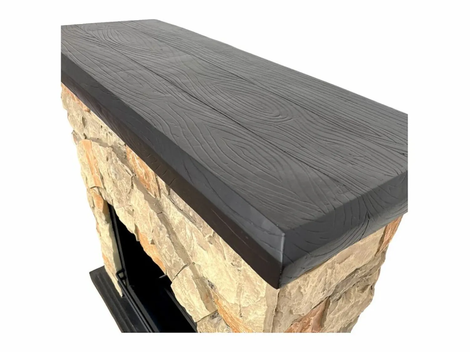 Sale Chimenea de bioetanol Belluno, biochimenea de pie, efecto piedra artificial, L105xP38xH100 Chimenea|Chimenea