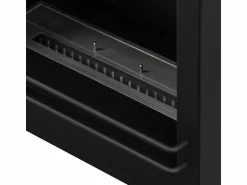 New Chimenea de bioetanol biochimenea de suelo Cambridge en madera 110x37x102h Negro