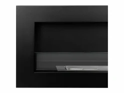 Sale Chimenea de bioetanol de pared Biochimenea 120x40 SIENA 120 Negra Negro