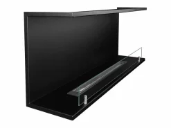 Chimenea de bioetanol empotrada TREVI 120, 3 lados, 3 lados abiertos, 120x50 cm