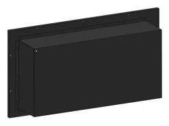 Hot Chimenea de bioetanol empotrada Frame 900 SimpleFire con cristal - mate Negro