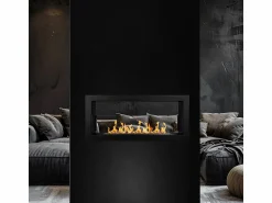 Sale Chimenea de bioetanol empotrada de doble cara biochimenea 2 caras 90x40 MONTEFALCO 90 Chimenea|Chimenea