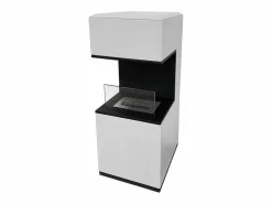 Chimenea de bioetanol Oslo, biochimenea independiente en acero , L38xP38xH100