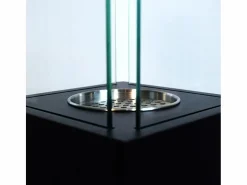 Best Chimenea de bioetanol para jardín y exterior Capri 110 negra Brasero