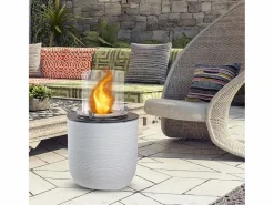 Chimenea de bioetanol para suelo de jardín, interior y exterior RAFFAELLO Perla d.35 x h55