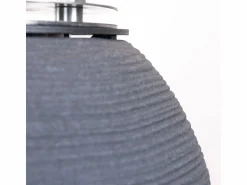 Chimenea de bioetanol para suelo de jardín, para interior y exterior, BOTTICELLI Hierro fundido d.40 x h54