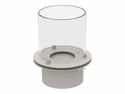 Chimenea de bioetanol STROMBOLI Tortora, brasero de pie para interior y exterior, d.60 x h.56