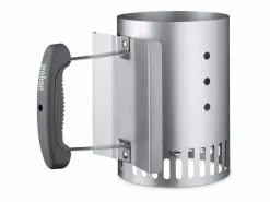 WEBER Chimenea de encendido Rapidfire para Smokey Joe y Go-Anywhere, plata, pequeña