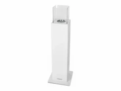 Chimenea de jardín de bioetanol para exterior Capri 110 blanca