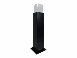 Clearance Chimenea de jardín de bioetanol para exterior Capri 110 Black Chimenea|Chimenea