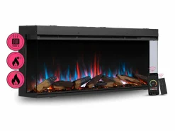 Online Chimenea eléctrica BALDERIA Athena smart 52 - Chimenea empotrable - Negro