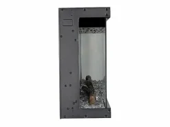 Clearance Chimenea eléctrica de pared, chimenea empotrada de 3 lados, BOSTON100 L101,6 x P20 x H44 Chimenea|Chimenea