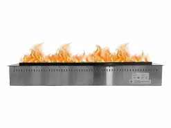 Outlet Chimenea eléctrica de vapor de agua con quemador incorporado 3D APP 100 PRO-LINE Gris