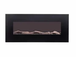 Clearance Chimenea eléctrica LALITA - L.110xAn.14xAlt.49cm - Negra Chimenea|Chimenea
