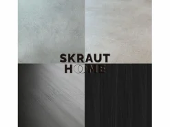 Skraut Home Chimenea eléctrica LED, 107x25x38cm, Salón - Comedor, Chimenea eléctrica, Cemento