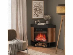 Online Vicco Chimenea eléctrica 100x73x80 lynea Negro