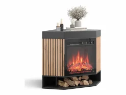 Online Vicco Chimenea eléctrica 100x73x80 lynea Negro