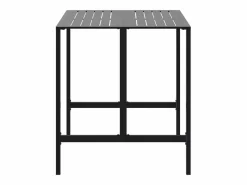 Garden Furniture Chrysto Mesa alta de bar acero recubrimiento polvo 100x100x110 cm
