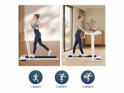 Clearance Hauss Spole Cinta de correr con pantalla LED, altavoz Bluetooth y soporte - y negro Rosa