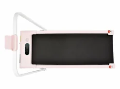 Cinta de correr plegable 2 en 1, control remoto, 1-6 km/h, pantalla LED, altavoz Bluetooth, soporte para teléfono, metal (130 x 58 x 13 cm)