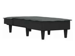 Discount Garden Furniture Claire-Olympe Sofá diván de tela oscuro Gris
