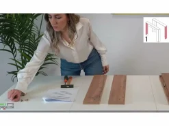 CLARA - Mesa consola delgada antracita extensible de 25 cm a 2 metros - extensiones integradas - hasta 8 personas - envío gratuito