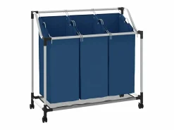 Clasificador de ropa con 3 bolsas Acero