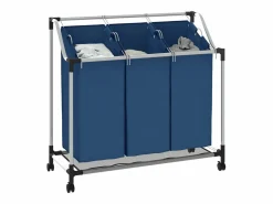 Clasificador de ropa con 3 bolsas Acero