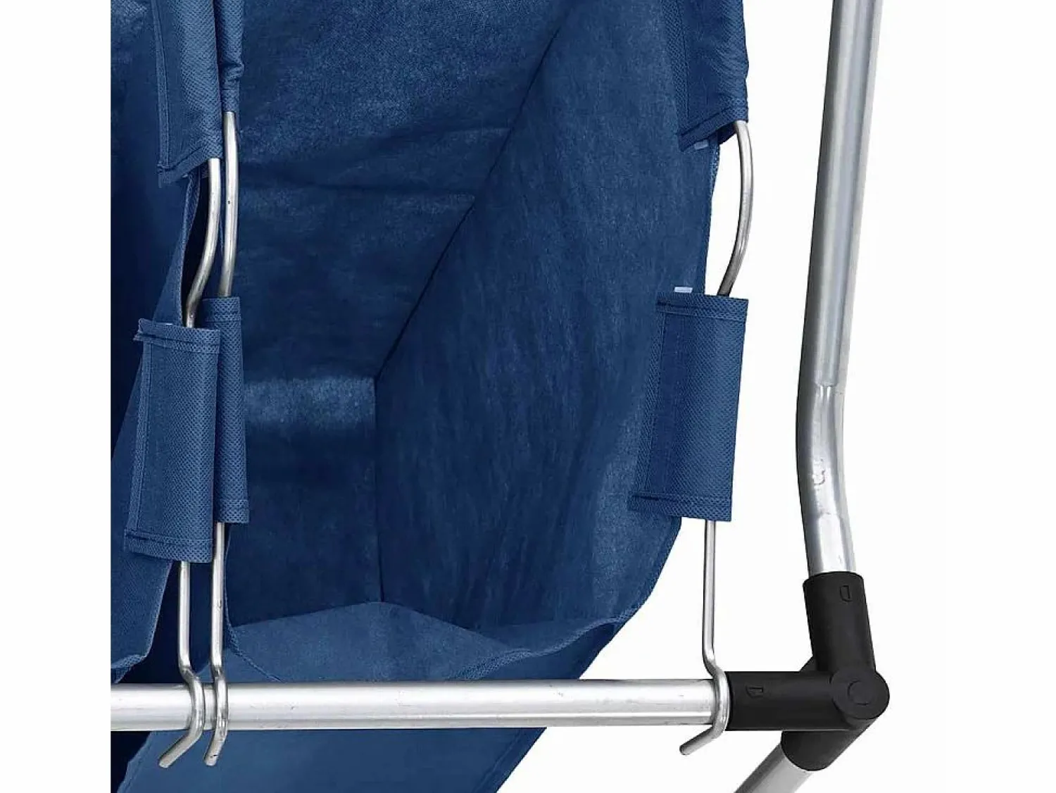 Clasificador de ropa con 3 bolsas Acero
