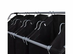 Clasificadores de ropa con 2 bolsas y Gris