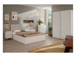 Outlet Loungitude Cómoda 4 cajones aglomerado 95x77.5x40cm Blanco
