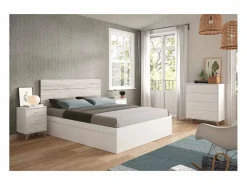 Outlet Loungitude Cómoda 4 cajones aglomerado 95x77.5x40cm Blanco