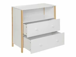 Online Cómoda 2 cajones aglomerado 85x80x40cm Muebles Niño