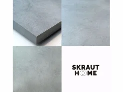 Skraut Home Cómoda, Cajonera, 57x35x75cm, Dormitorio, habitación, Con almacenamiento, Cemento